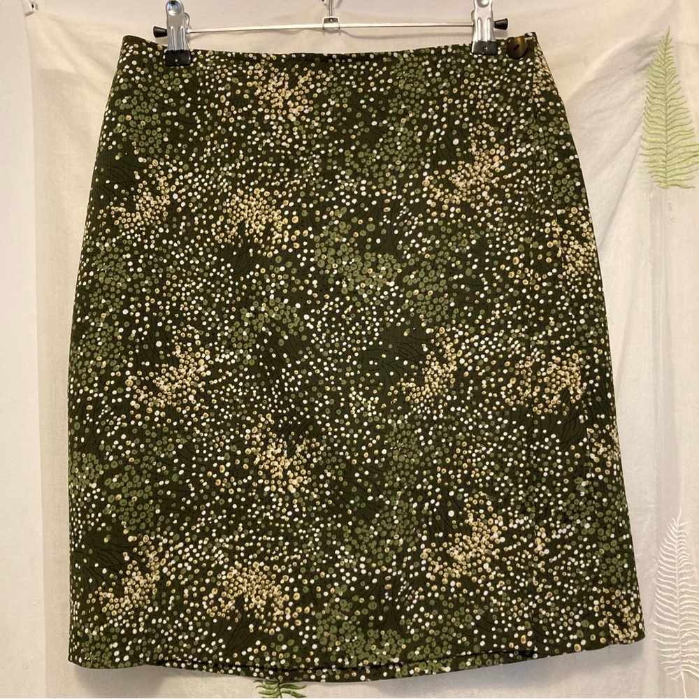 Vintage 90s Y2K Jessica wrap skirt Made in Canada Green